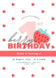 Berry Birthday Invitation
