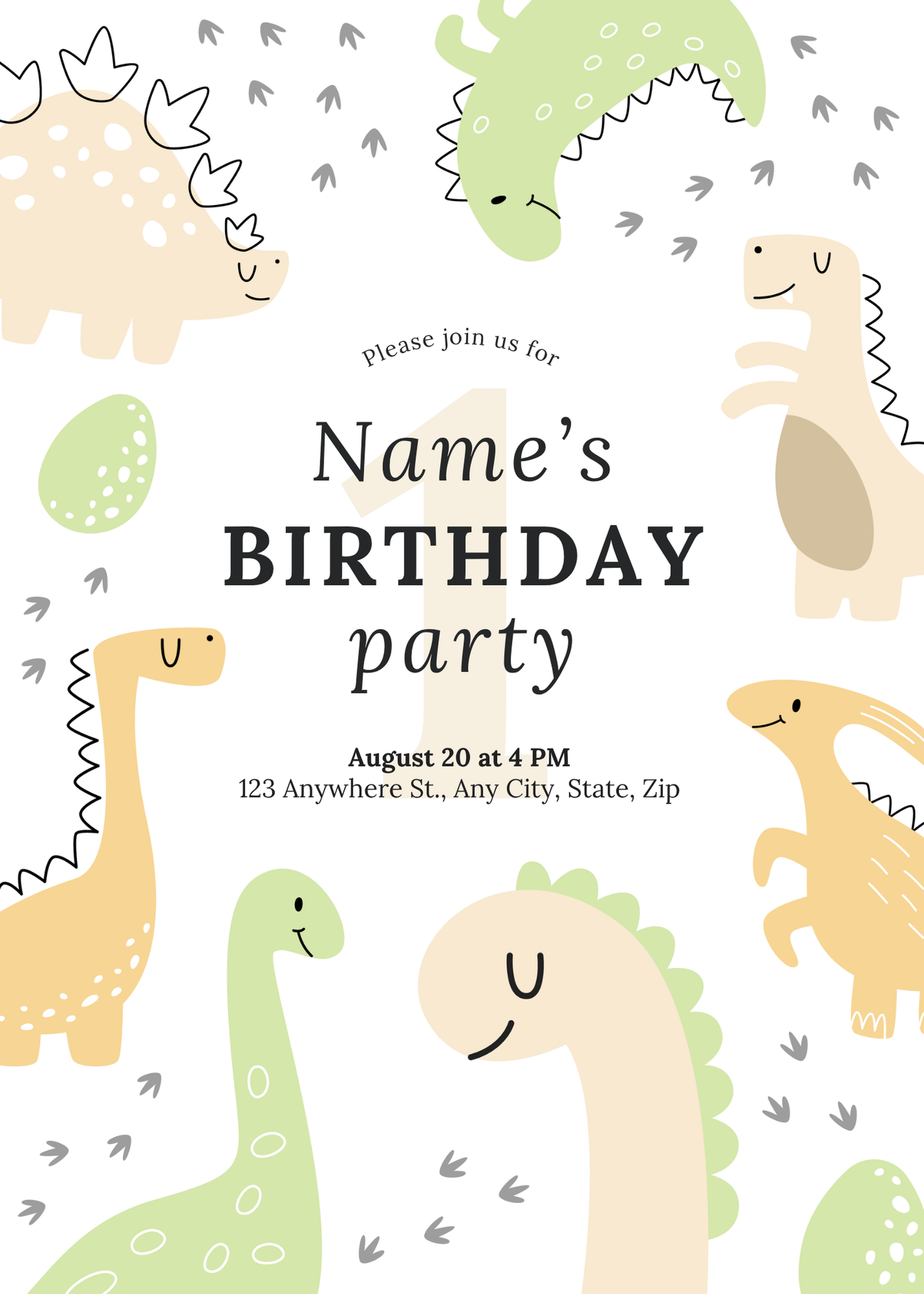 Dino Party Adventure – Green