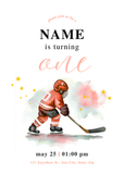 Birthday - Hockey -  Hockey boy - Red