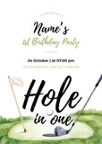 Birthday - Hole in One - Golf Field