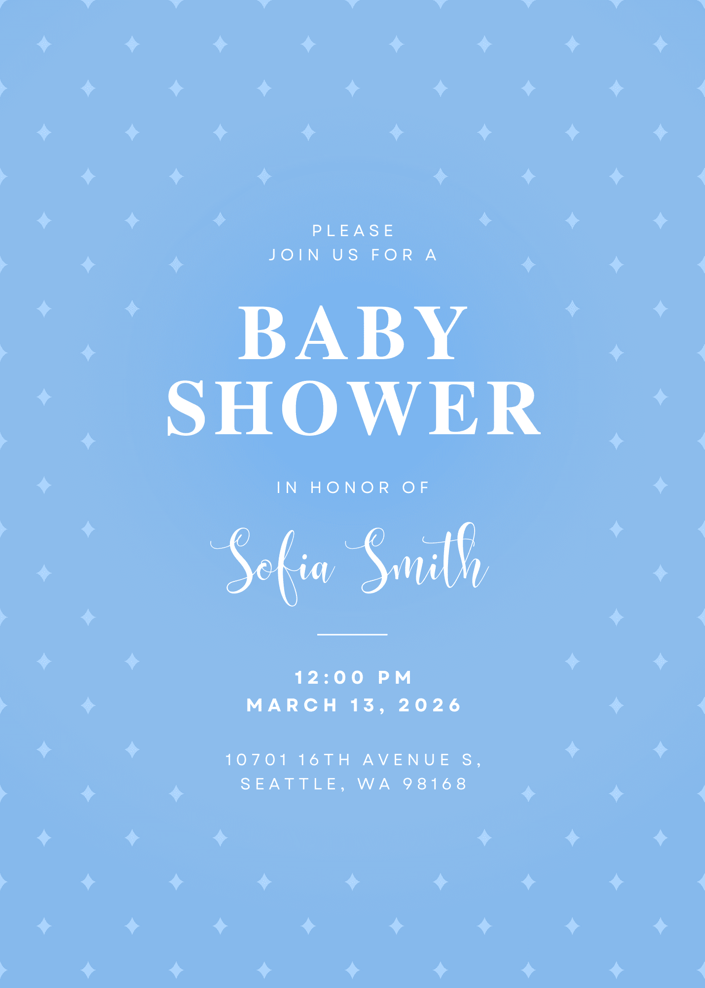 A Little Sparkle (Blue)