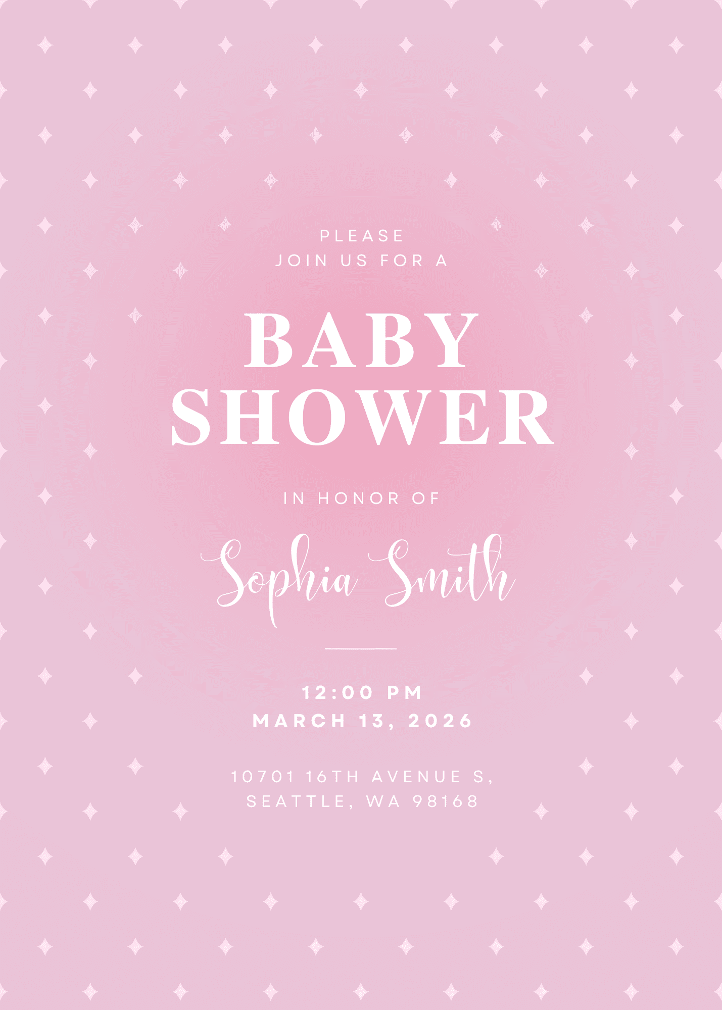 A Little Sparkle (Pink)