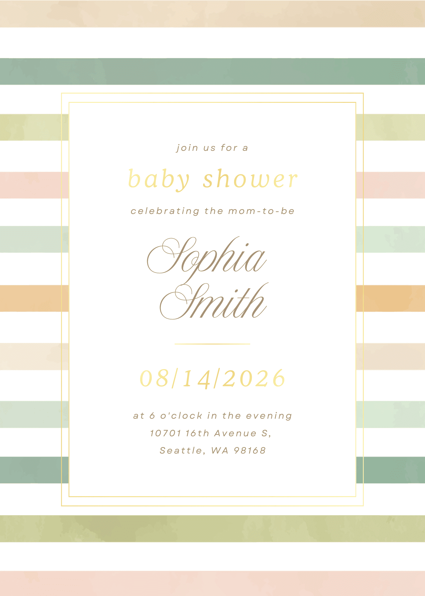 Gentle Stripes (Green)