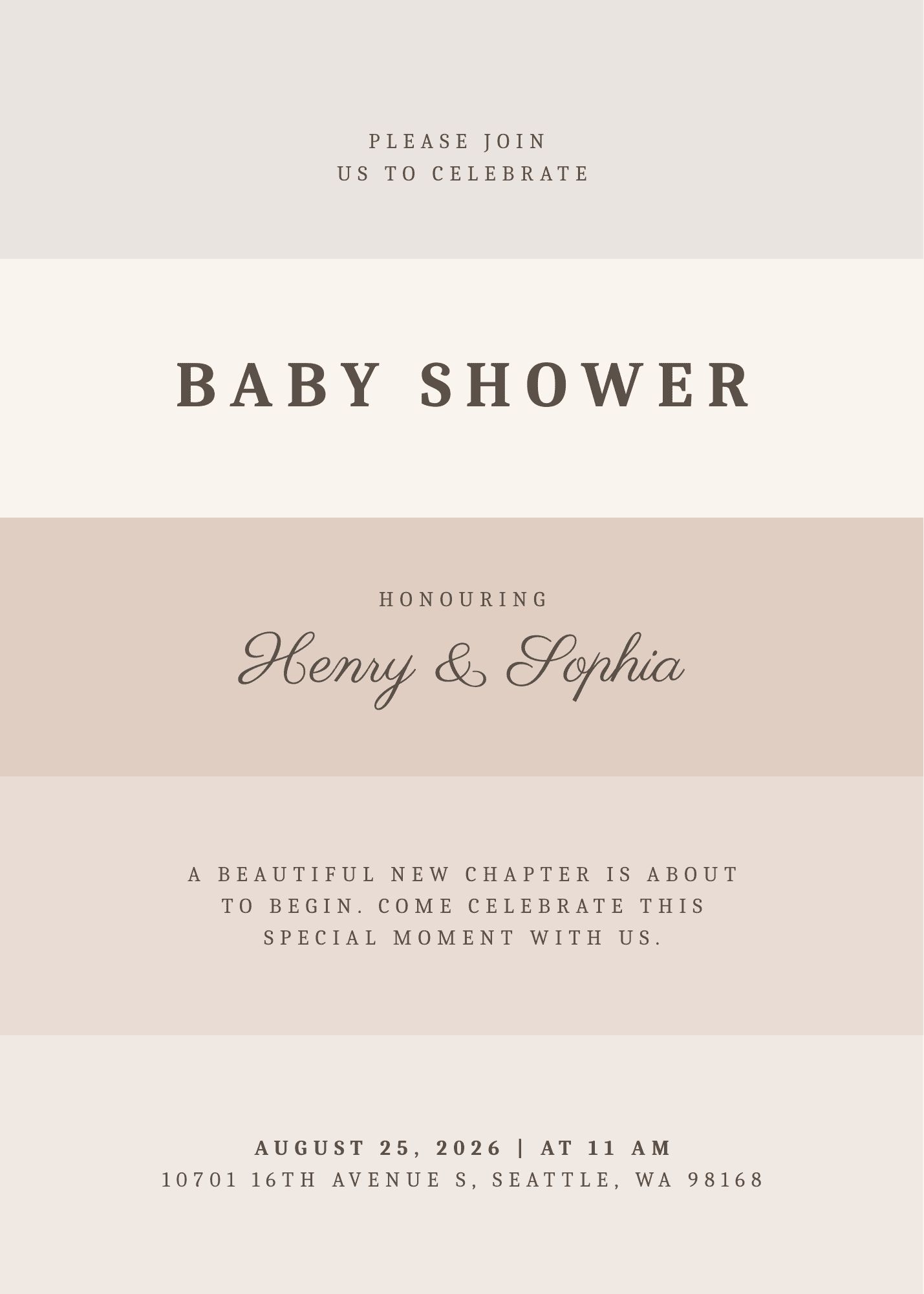 Lullaby Stripes (Beige)