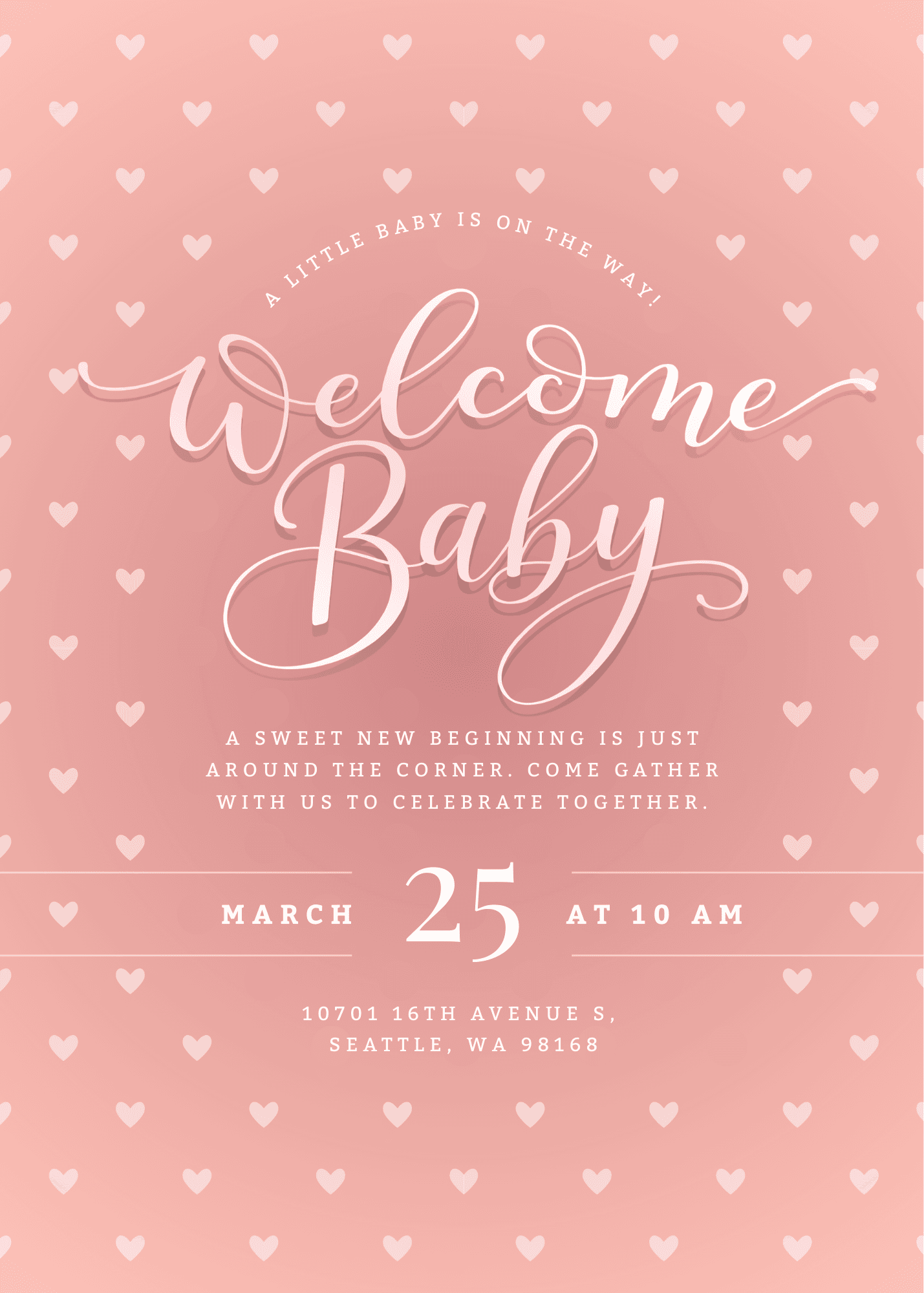 Welcome Little One (Rose)