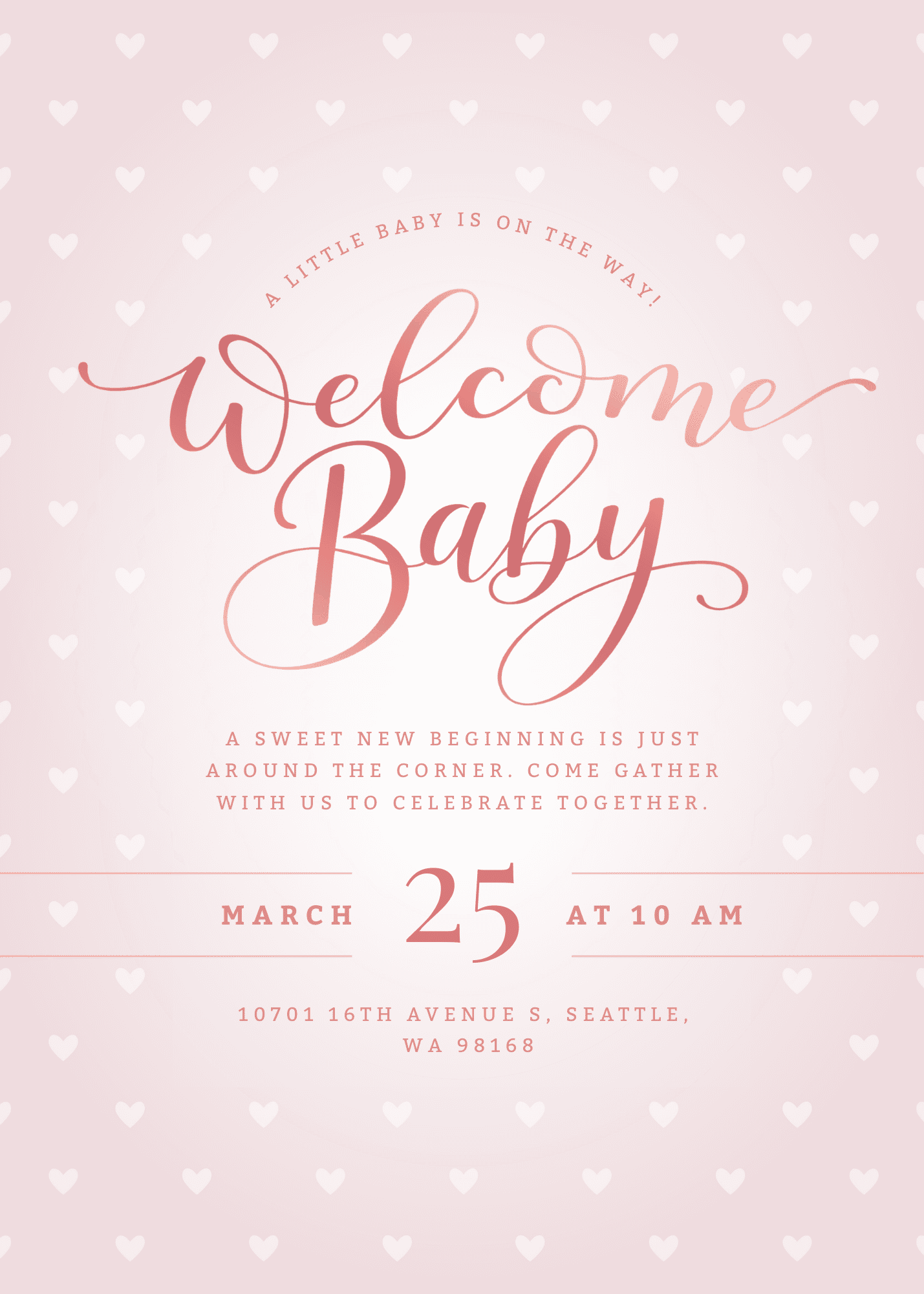 Welcome Little One (Pink)